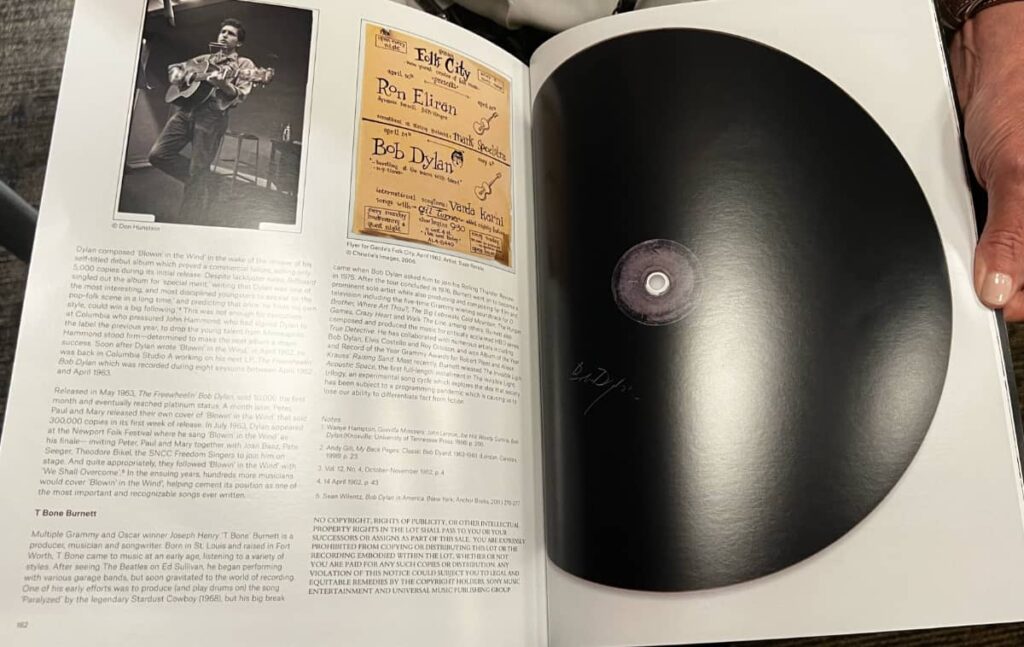Iconic Recording Dylan from Christie's Catalog